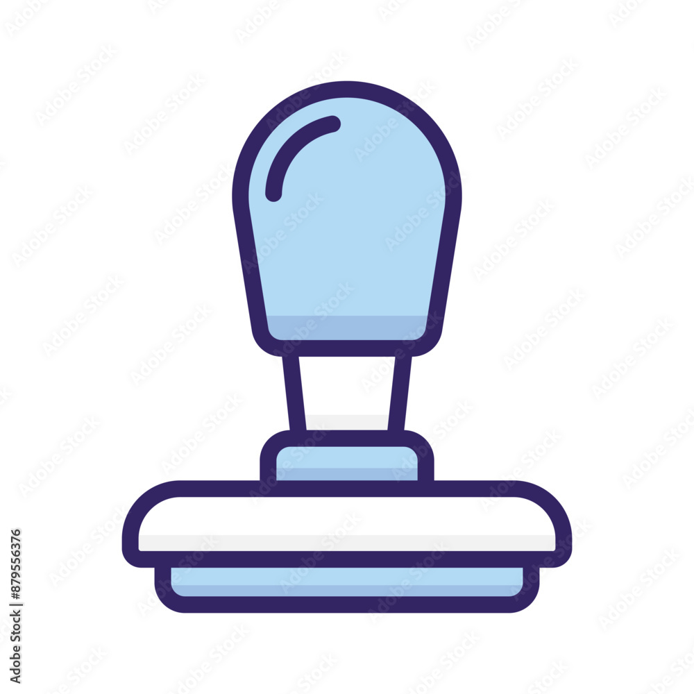 An icon of stamp in modern design style, ready to use vector An icon of stamp in modern design style, ready to use vector