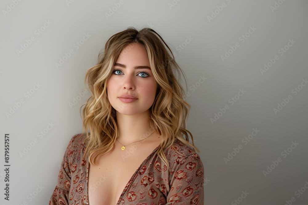 Close-up portrait of an attractive young woman smiling Close-up portrait of an attractive young woman smiling