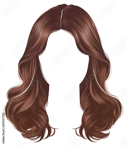 PNG Brown hair stlye adult white background hairstyle.
