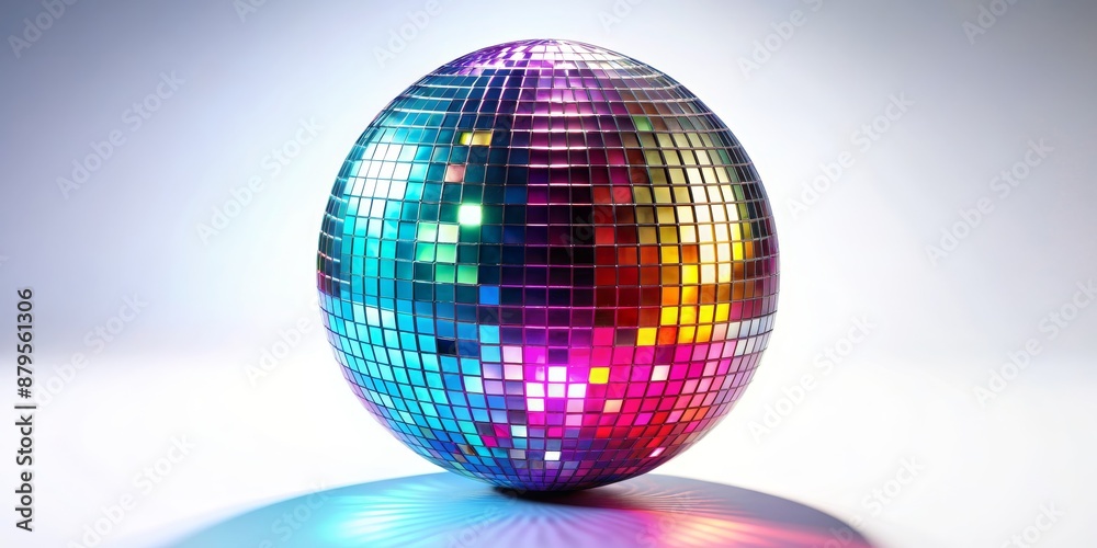 Disco Ball Easter Egg, 3D rendering, Easter, Egg, Disco ball Disco Ball Easter Egg, 3D rendering, Easter, Egg, Disco ball