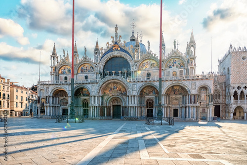 The St Mark's Basilica in Venice