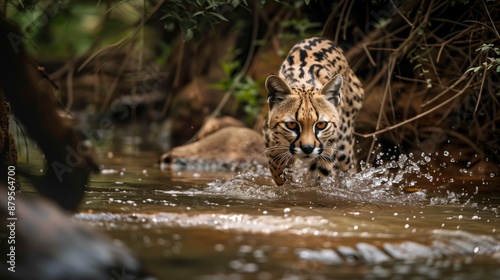 Photographer captures award-winning shot of rare animal, showcasing patience and skill in wildlife photography. photo