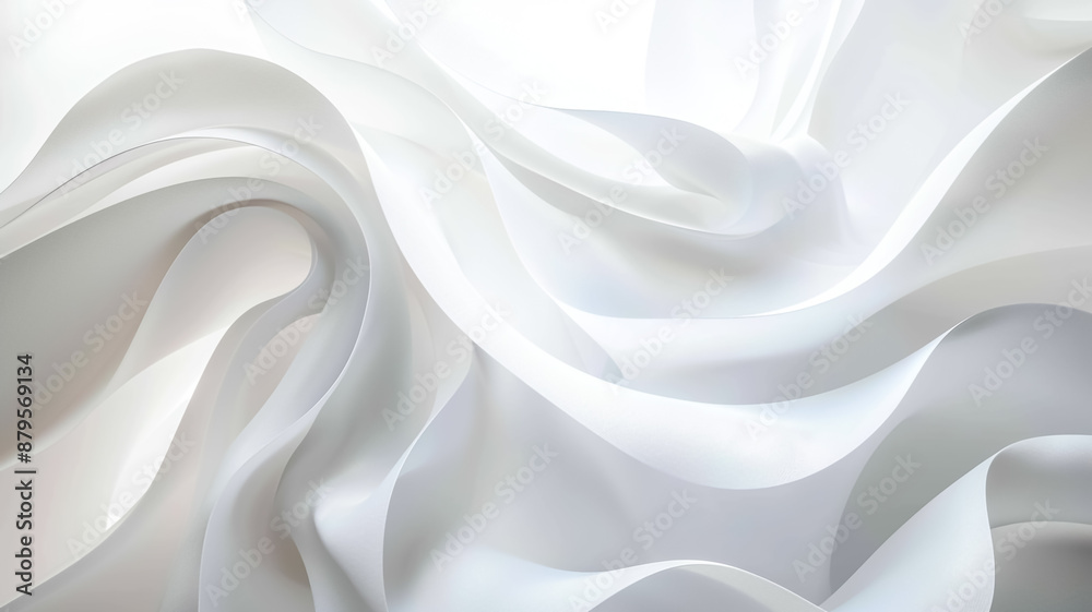 Obraz premium Elegant abstract background of white silk 