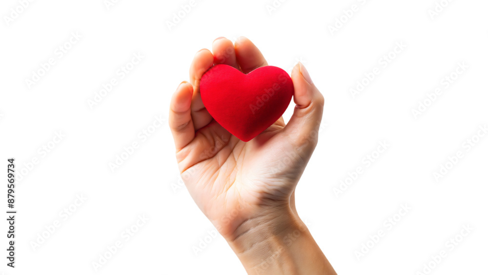 Hands holding heart symbolizes love and care in a romantic gesture Hands holding heart symbolizes love and care in a romantic gesture