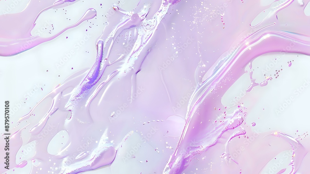 Fototapeta premium Abstract purple and pink liquid texture with soft, flowing lines. Perfect for design, artistic, and abstract projects