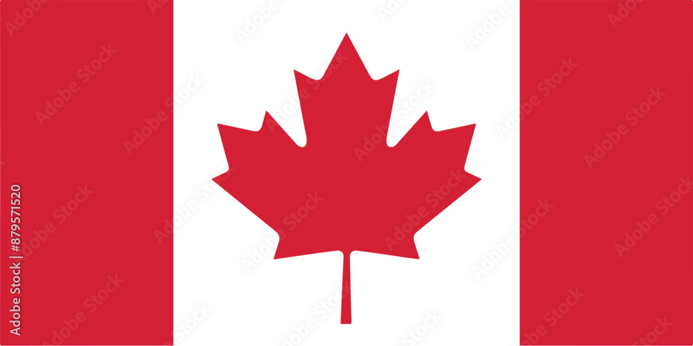 Canada flag icon flat vector design Canada flag icon flat vector design