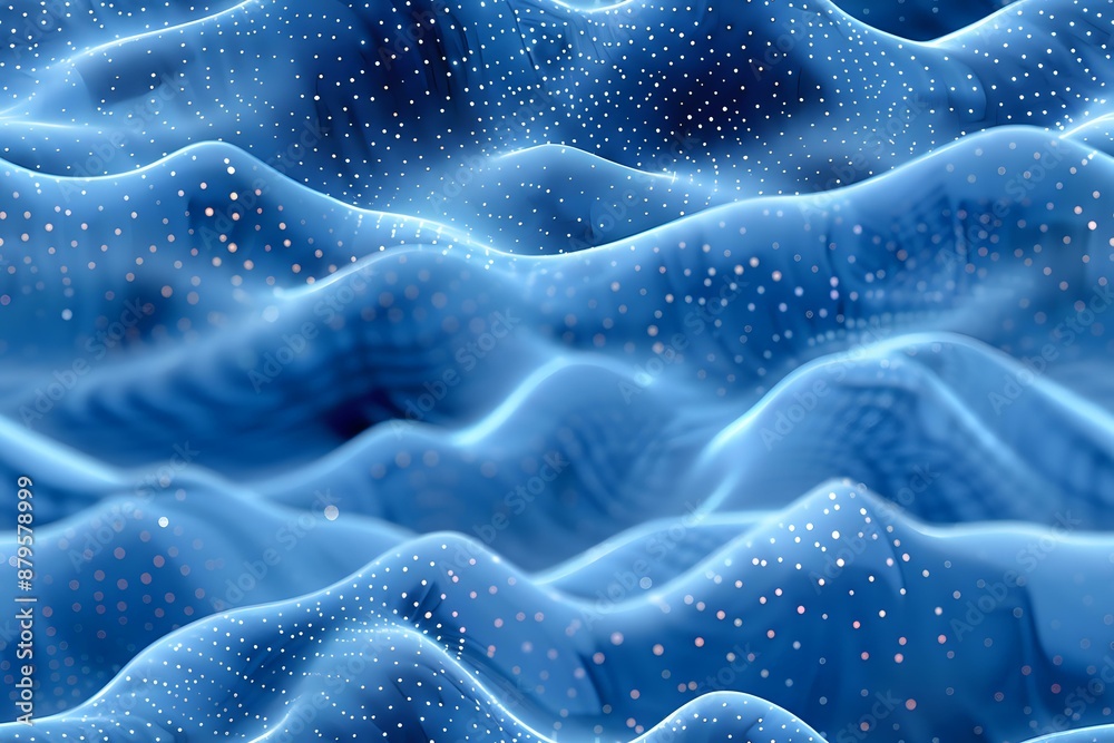 Abstract Blue Wave Pattern: Close-up of an abstract blue wave pattern, perfect for themes of modern design, creativity, and digital art. Abstract Blue Wave Pattern: Close-up of an abstract blue wave pattern, perfect for themes of modern design, creativity, and digital art.
