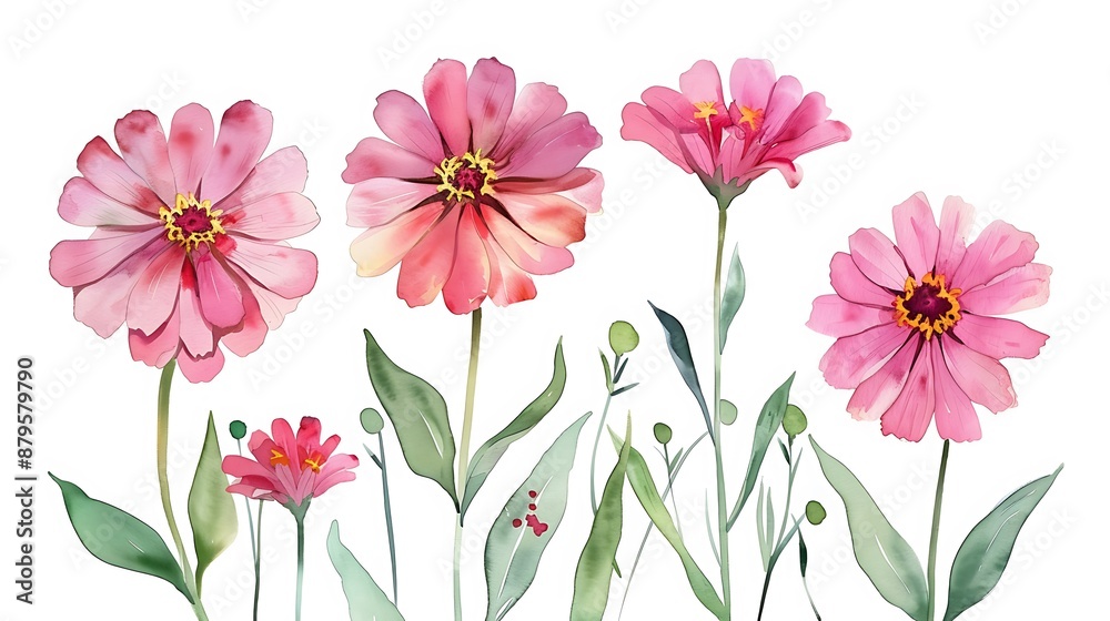 Watercolor Flower Bouquet Watercolor Flower Bouquet