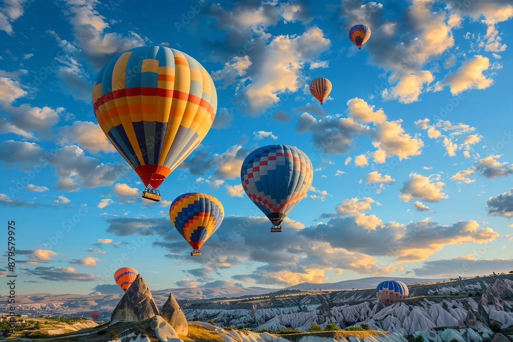 Fototapeta premium Balloons in Cappadocia, Nevshir, Turkey