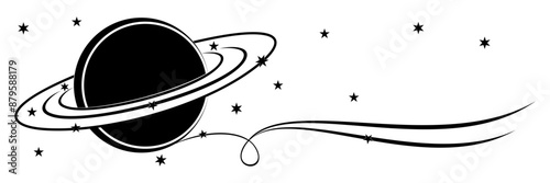 saturn planet vector 