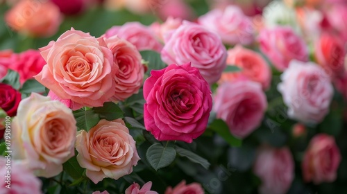 Beautiful Roses in Bloom