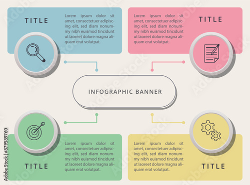 INFOGRAPHIC BANNER AND TEMPLATE  DESIGN