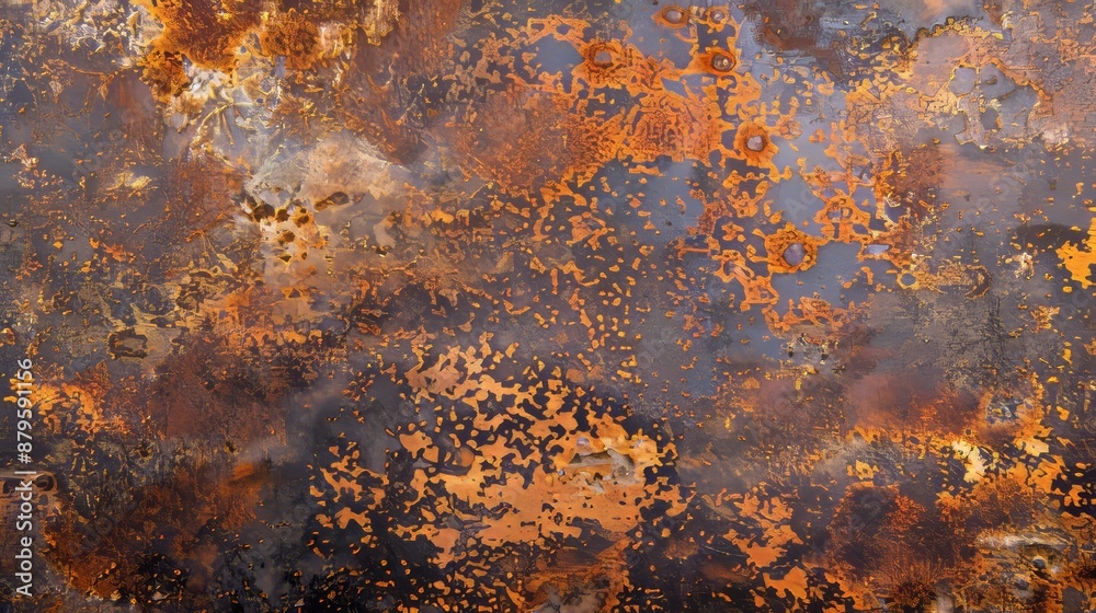 Copy space with brown rusty metal sheet texture; rusty iron plate Copy space with brown rusty metal sheet texture; rusty iron plate
