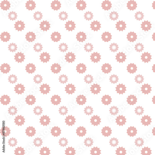 vector art floral illustration seamless repeat pattern design for clothing
