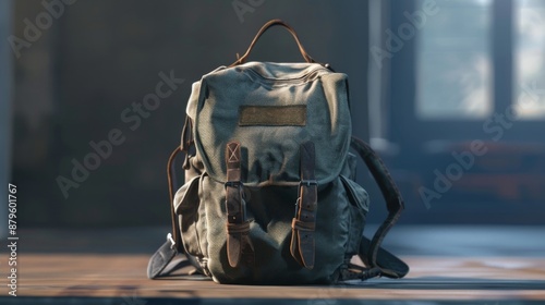 high-resolution, ultra-realistic, 4K, cinematic image of a backbag  photo