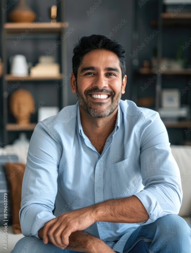 A person relaxing at home, perfect for editorial use or advertising a comfortable lifestyle A person relaxing at home, perfect for editorial use or advertising a comfortable lifestyle
