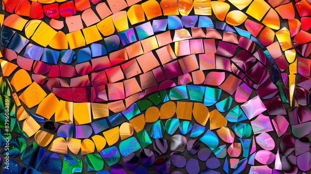 Fototapeta premium vivid colors, mosaic