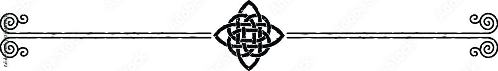 Celtic Double Lines and Viking Knot Header Celtic Double Lines and Viking Knot Header