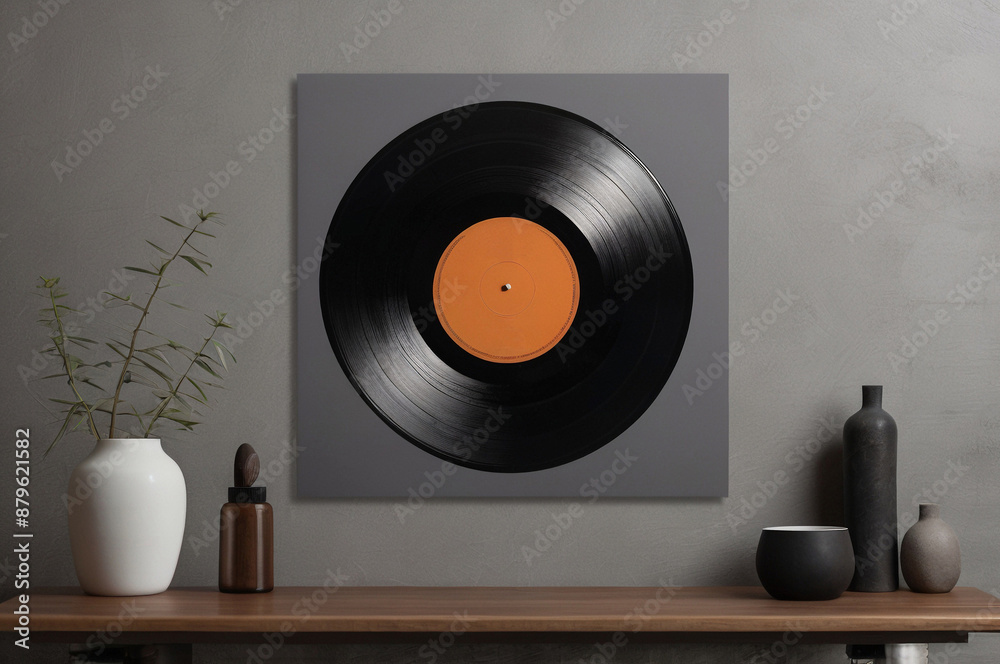 Obraz premium old vinyl player