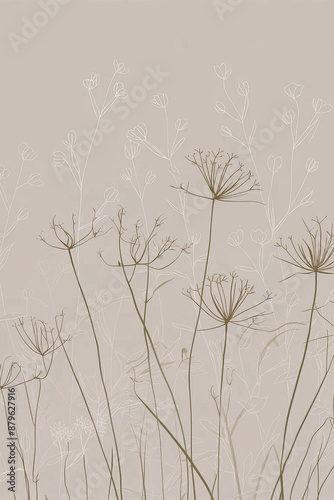 Obraz na płótnie abstract floral background w salonie