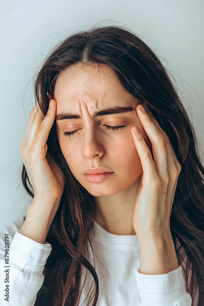 Young Woman Suffering from Headache Young Woman Suffering from Headache