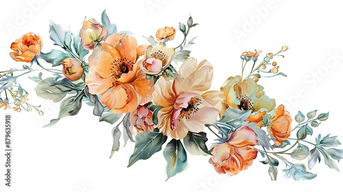 Watercolor Floral Bouquet