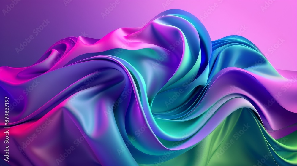 Abstract Colorful Fabric Swirl Abstract Colorful Fabric Swirl