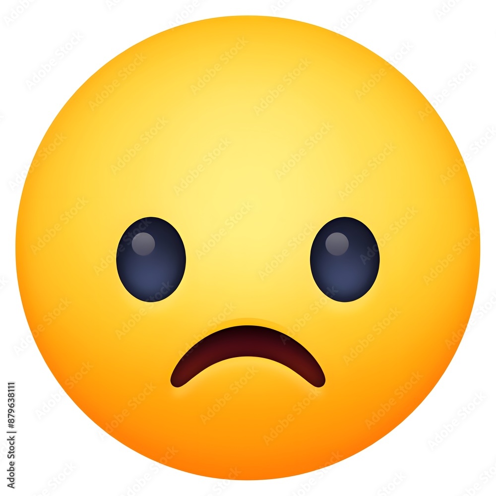 Fototapeta premium Frowning Face 