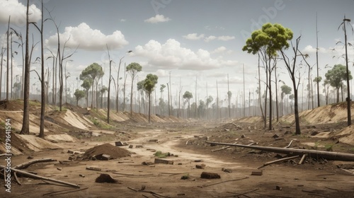 Fototapeta Naklejka Na Ścianę i Meble -  sand dunes and trees