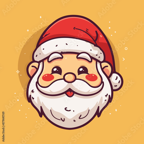 Cute Cartoon Christmas Sant...