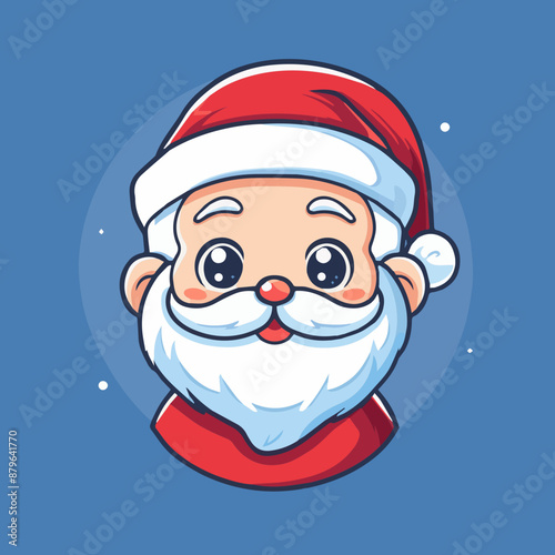 Cute Cartoon Christmas Sant...