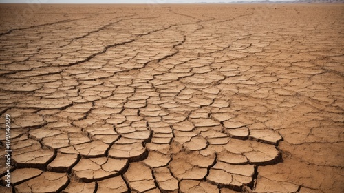 dry cracked earth