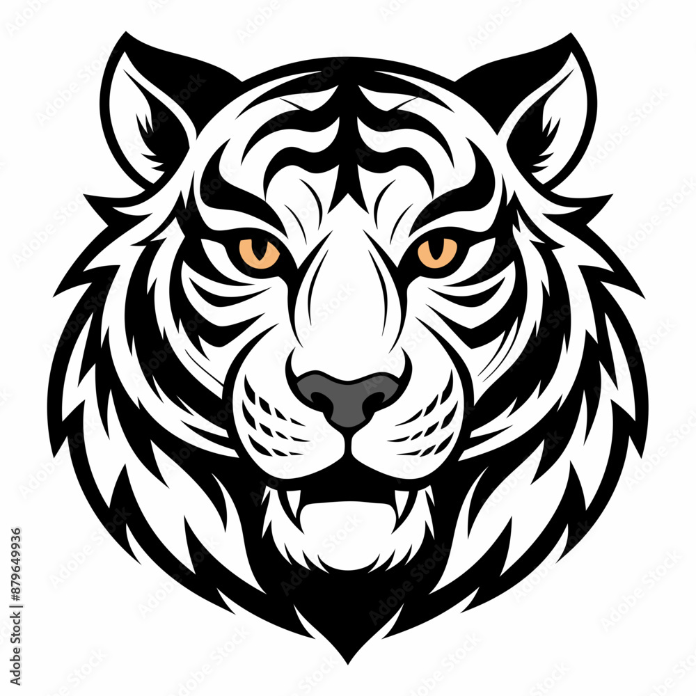 Fototapeta premium tiger vector and illustration