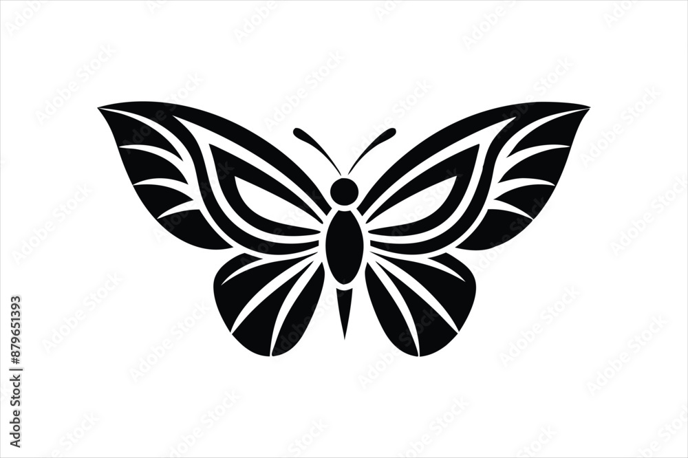a minimalist Butterfly logo, butterfly abstract concept. vector art illustration a minimalist Butterfly logo, butterfly abstract concept. vector art illustration