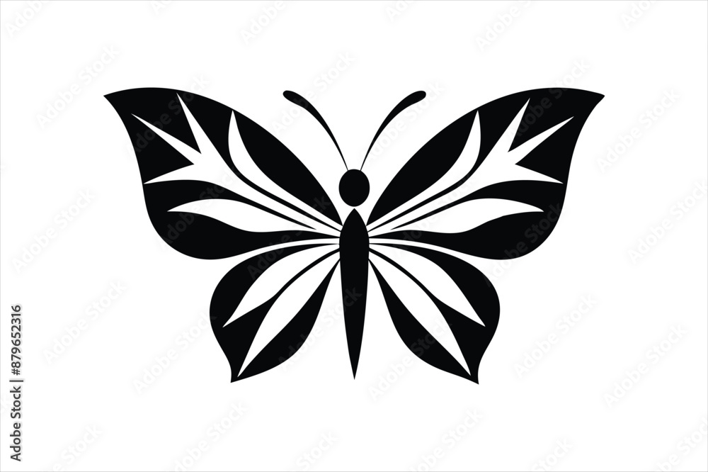 a minimalist Butterfly logo, butterfly abstract concept. vector art illustration a minimalist Butterfly logo, butterfly abstract concept. vector art illustration