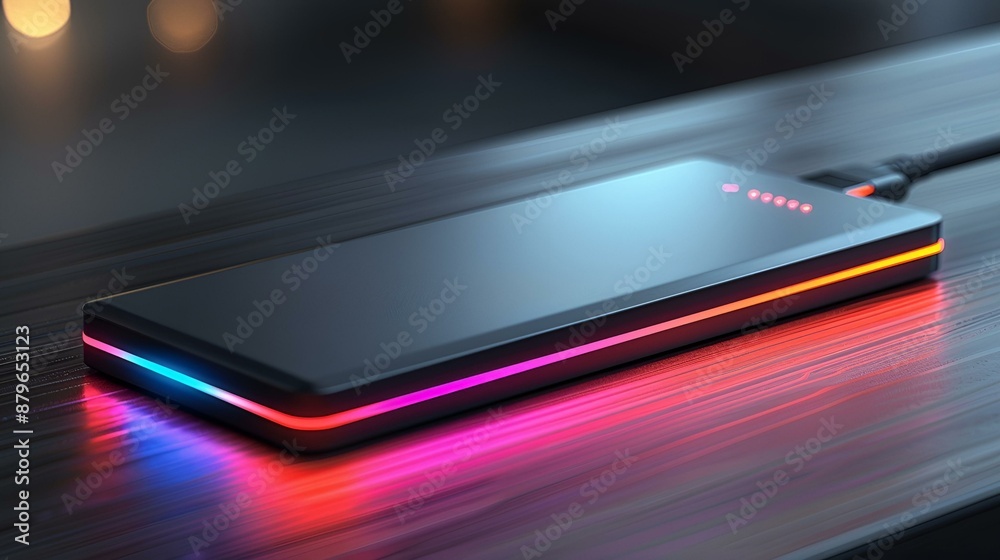 Close-up of a device on a table Close-up of a device on a table