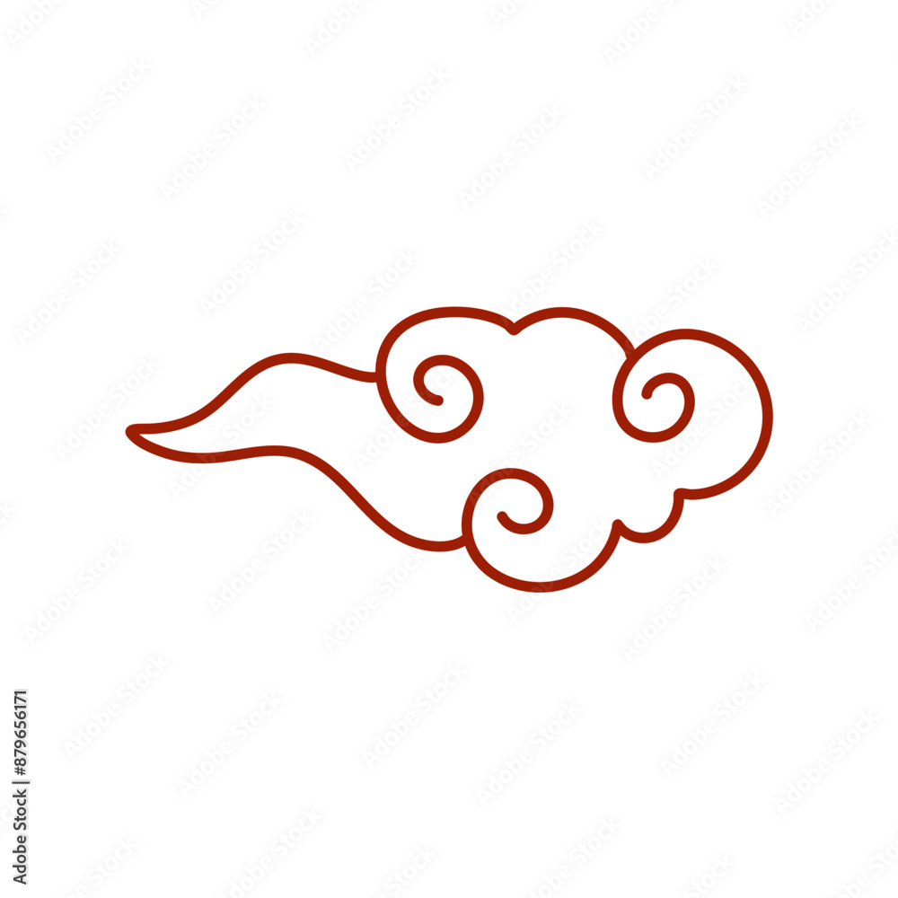 oriental cloud illustration oriental cloud illustration
