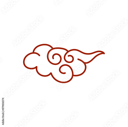 oriental cloud illustration