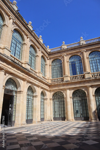 Patio of General Archive of the Indies in Seville, Spain