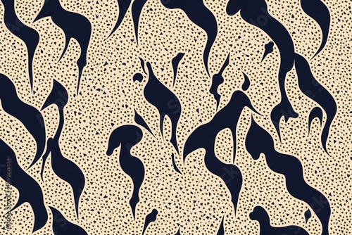 South Sudan Dinka cattle inspired organic spotted pattern wallpaper photo