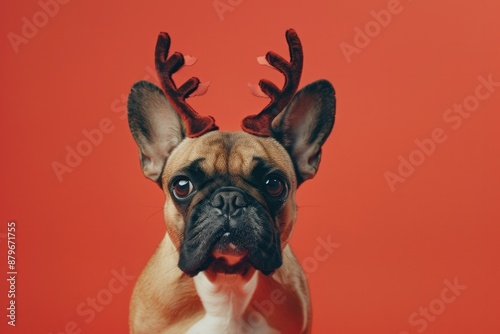 Cute Christmas French Bulld...