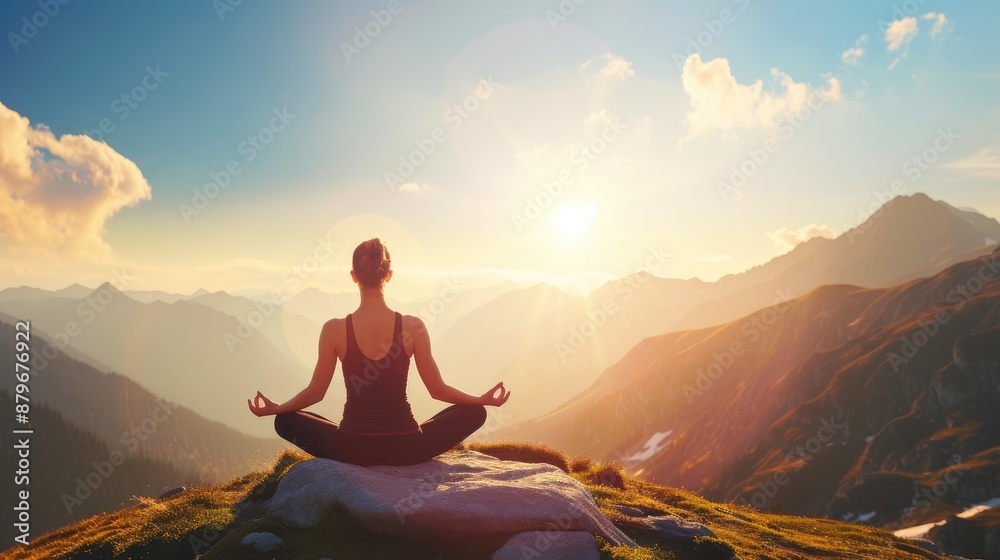 Mountain Yoga: Serene Sunrise Meditation Mountain Yoga: Serene Sunrise Meditation