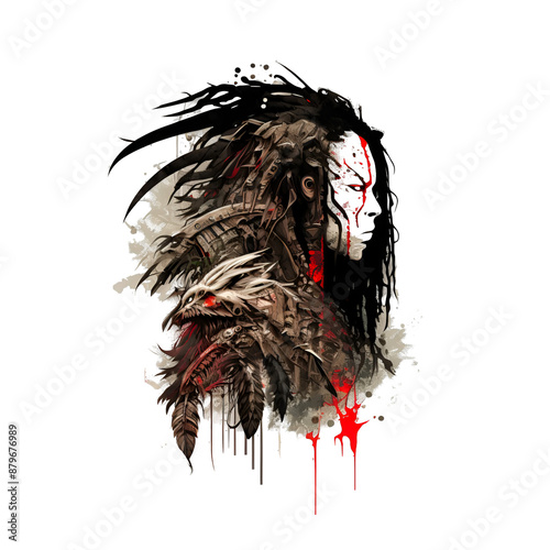 A tribesmen design in okami style