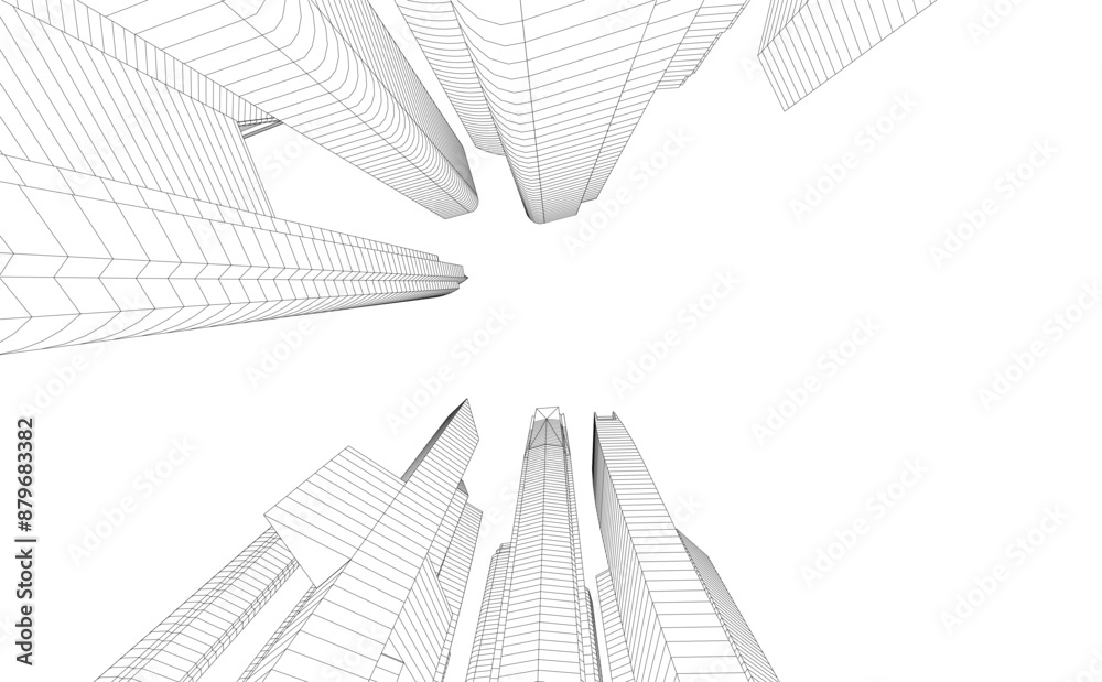 city architecture vector 3d illustration city architecture vector 3d illustration