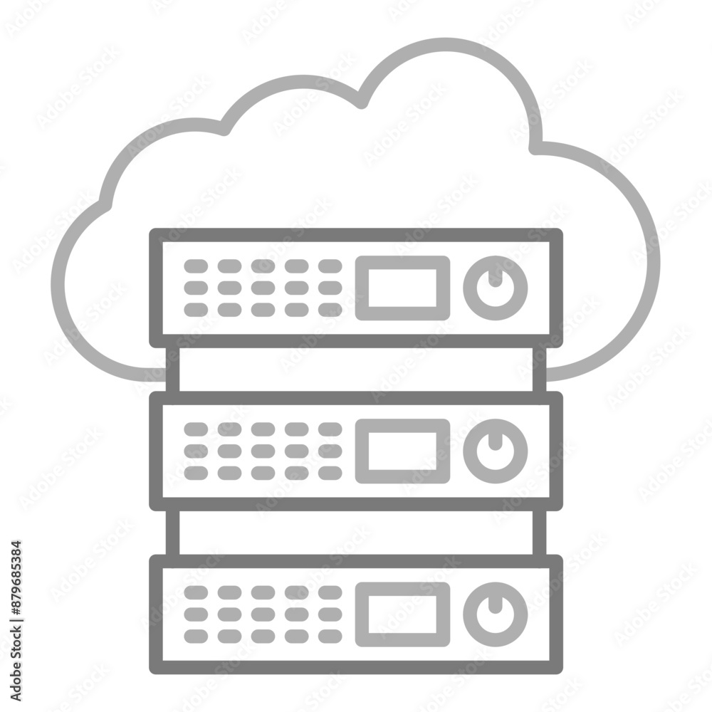 Cloud server Icon