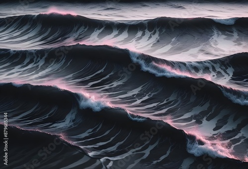 Dark abstract waves