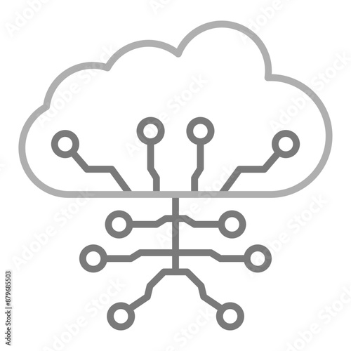 Cloud computing Icon