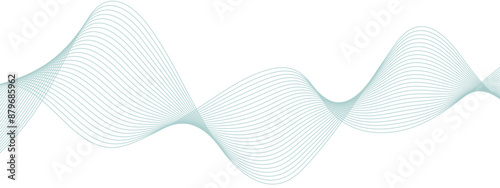 Abstract multi-colored blend wave lines and technology background. Abstract colorful wave line transparent background modern stream wave background and wave curve lines background. 