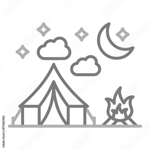 Night camp Icon