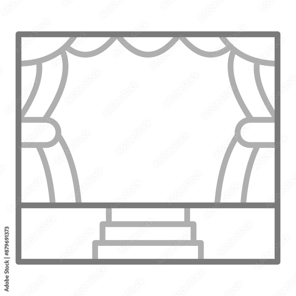 Fototapeta premium Stage Icon